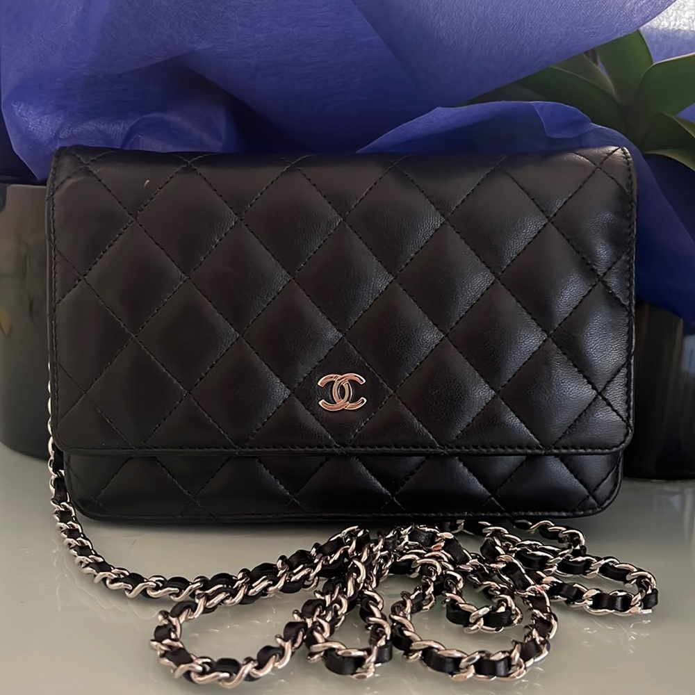 * SOLD*  Chanel Lambskin Quilted WOC